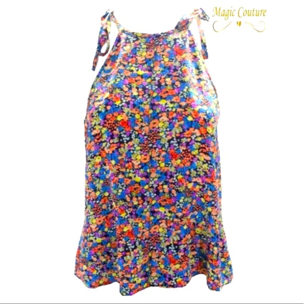 Rebecca Taylor Multicolor Floral Top